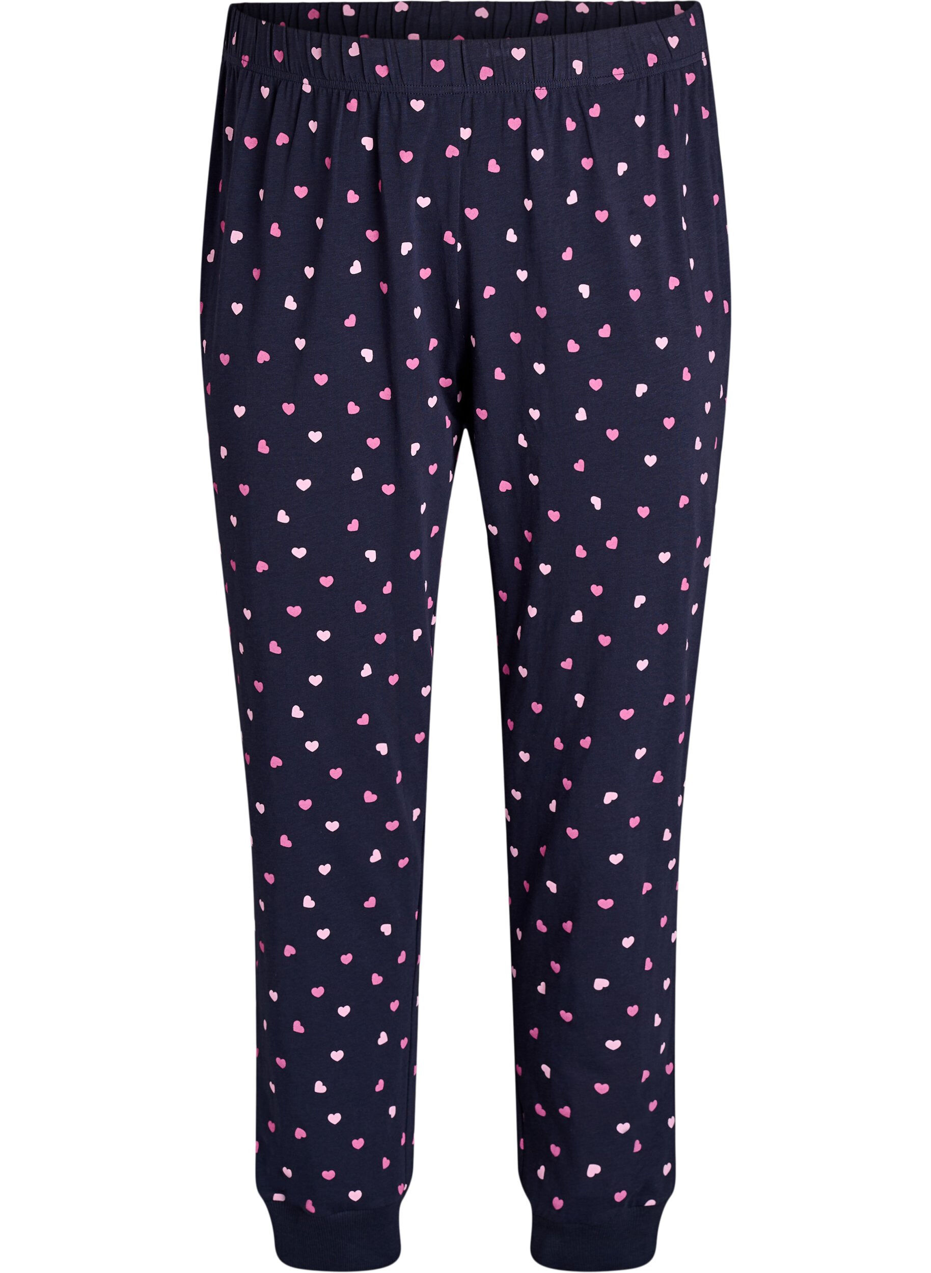 Zizzi Bas de pyjama imprim&eacute;, Bleu, Packshot image number 0