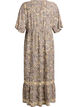 Robe longue en viscose &agrave; imprim&eacute; cachemire, Jaune, Packshot image number 1