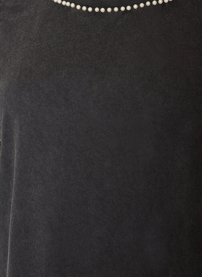 Grafik-T-Shirt aus Bio-Baumwolle, Grau, Packshot image number 2