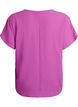 Blouse &agrave; manches courtes et encolure ronde, Violet, Packshot image number 1