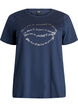 T-Shirt mit Print, Blau, Packshot image number 0