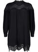 Robe en viscose avec ornements brod&eacute;s, Black, Packshot image number 0