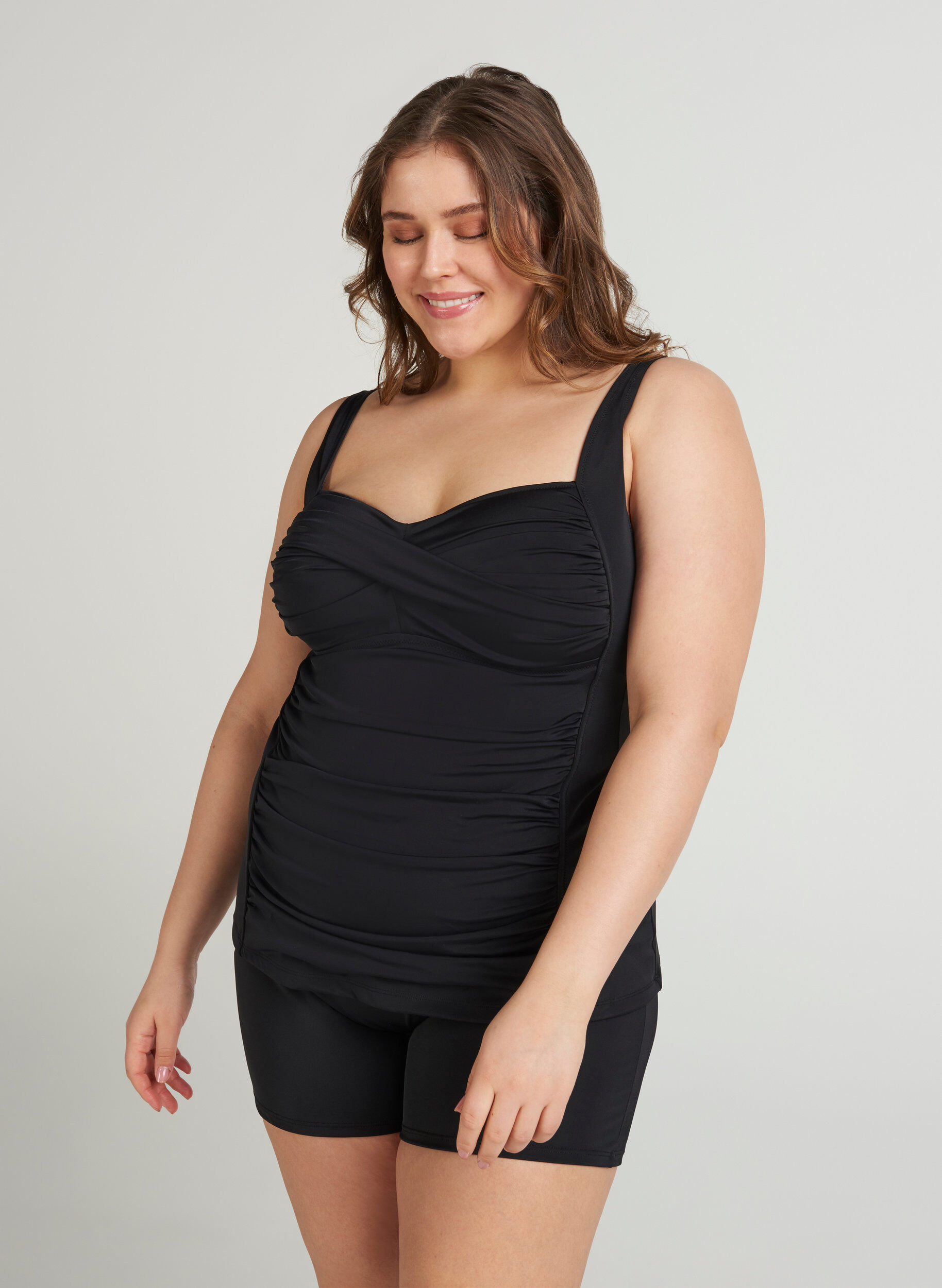 Zizzi Tankini , Schwarz, Model image number 1