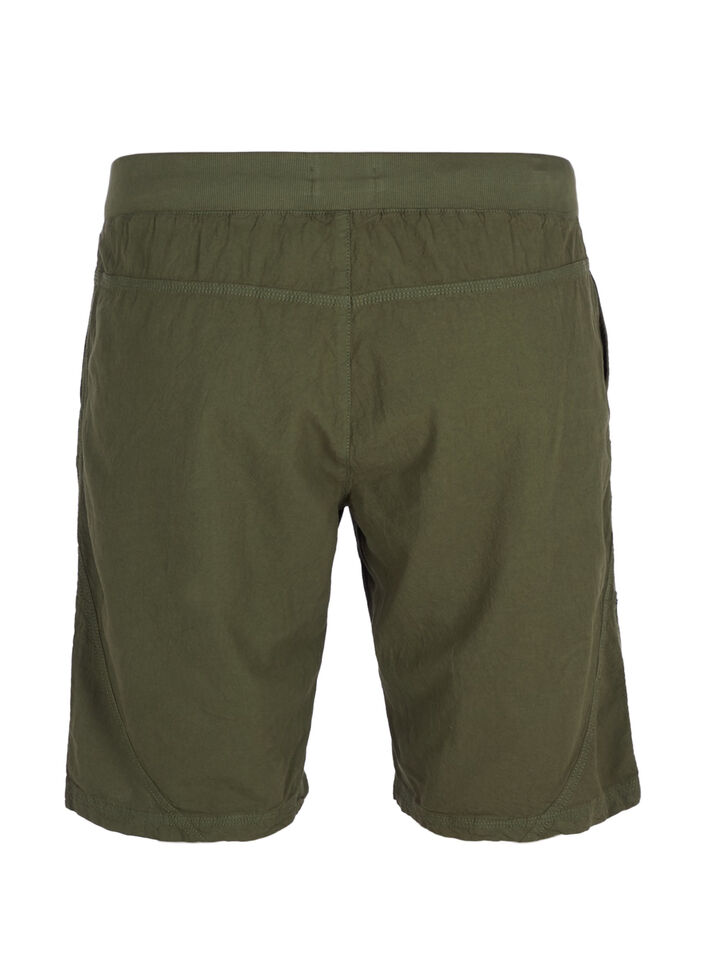 Short ample avec poches en coton, Vert, Packshot image number 1