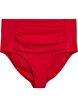 Bas de bikini taille haute, Rouge, Packshot image number 0