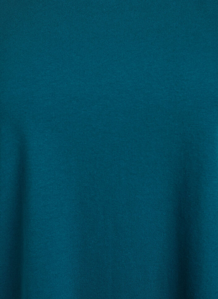 Top basic en jersey avec manches longues, Vert fonc&eacute;, Packshot image number 2
