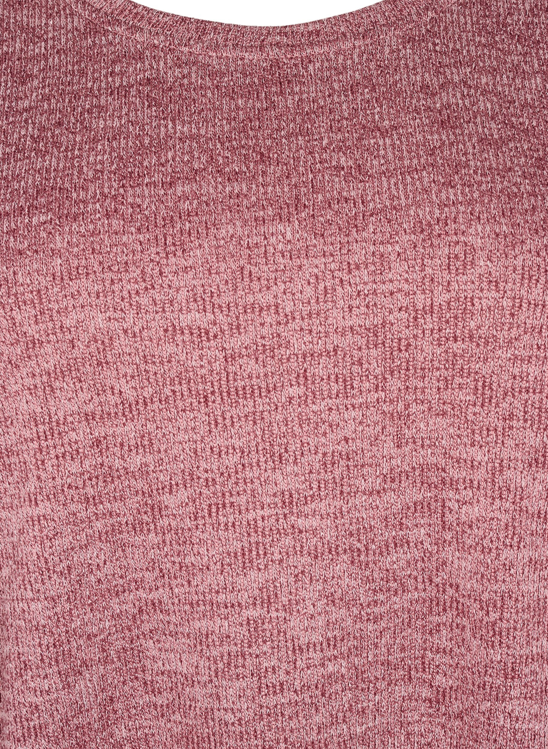 Zizzi FLASH - Bluse aus Jersey mit langen &Auml;rmeln, Rot, Packshot image number 2