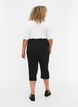 Eng anliegende Capri-Hose mit hoher Taille, Black, Model image number 1