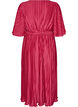 Robe midi pliss&eacute;e avec manches chauve-souris, Rose, Packshot image number 1