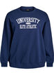 Sweatshirt mit Textaufdruck, Blau, Packshot image number 0