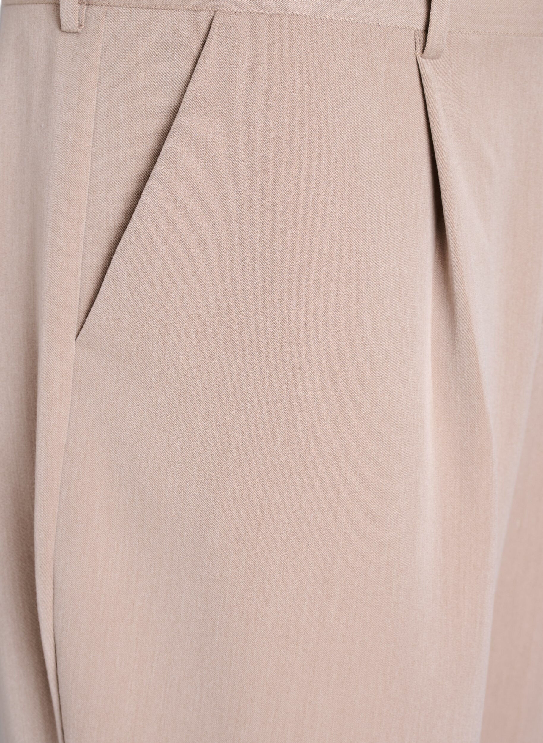 Zizzi Dressehose mit hohem Bund und geradem Bein, Braun, Packshot image number 2