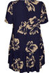Robe en viscose avec d&eacute;coupe, Bleu, Packshot image number 1