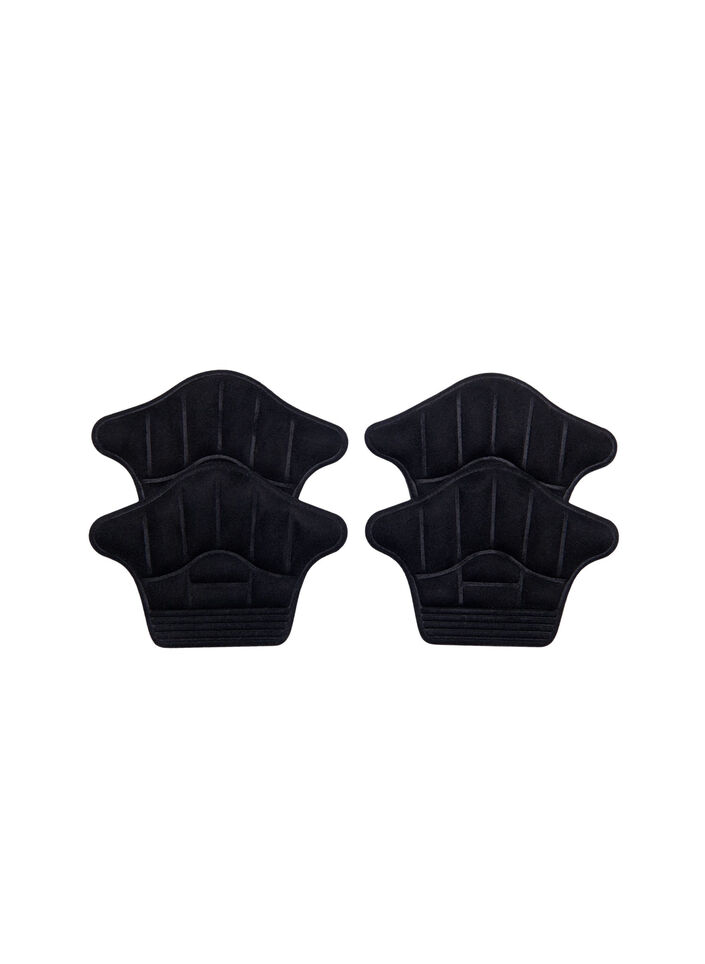 2-pack Ferseneinlagen, Schwarz, Packshot image number 0