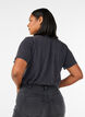 Grafik-T-Shirt aus Bio-Baumwolle, Grau, Model image number 2