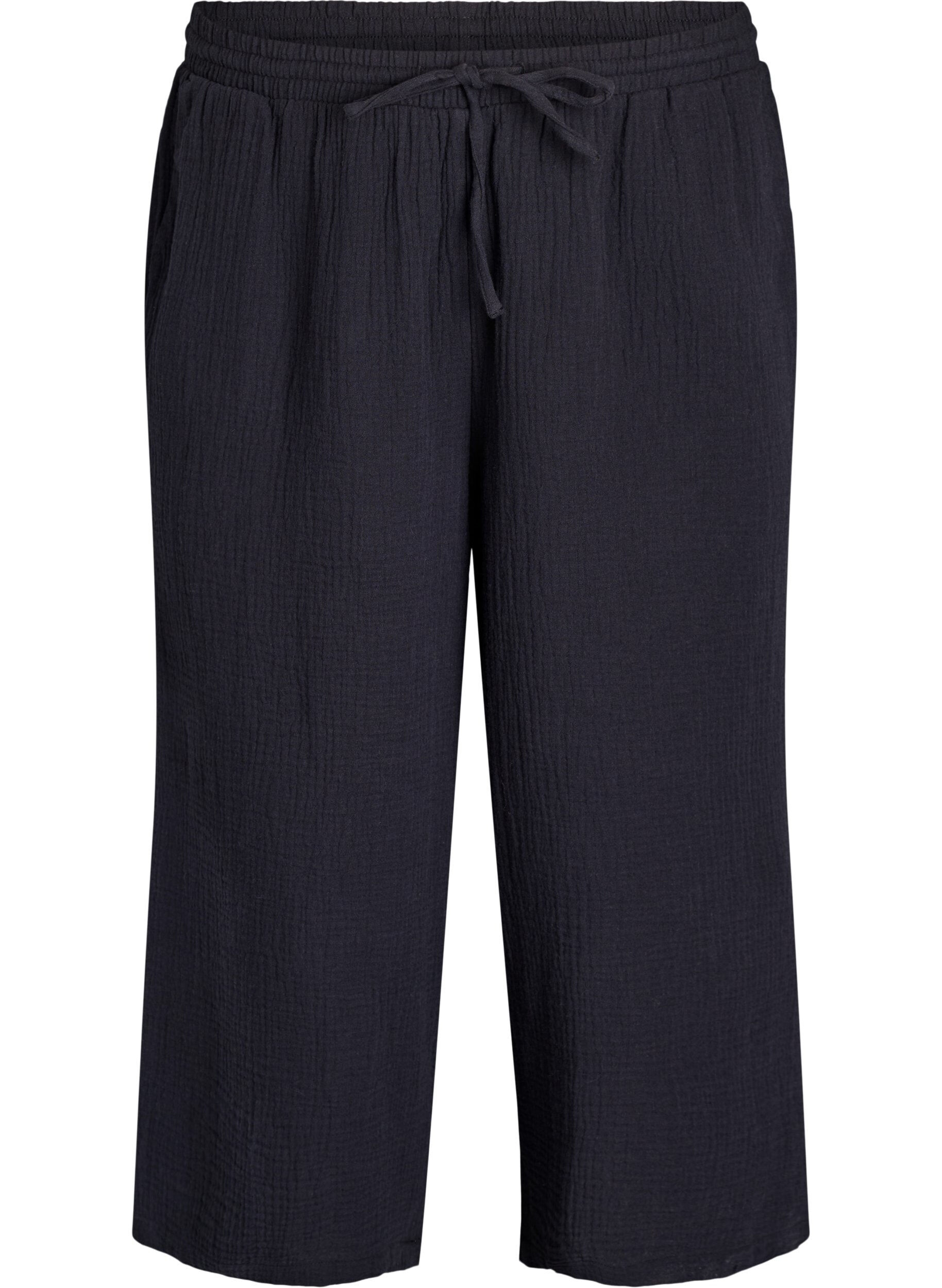 ZizziCulotte-Hosen mit hoher Taille, Schwarz, Packshot image number 0