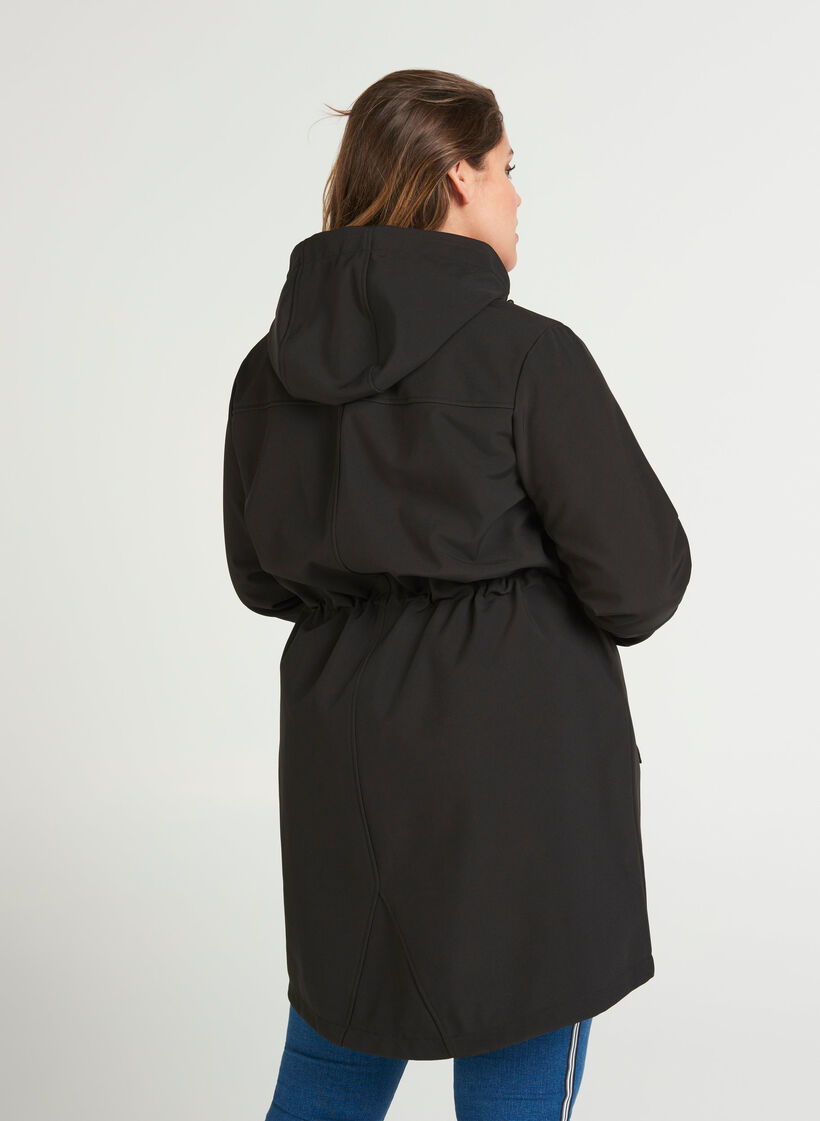 Veste Softshell, Black solid, Model image number 1