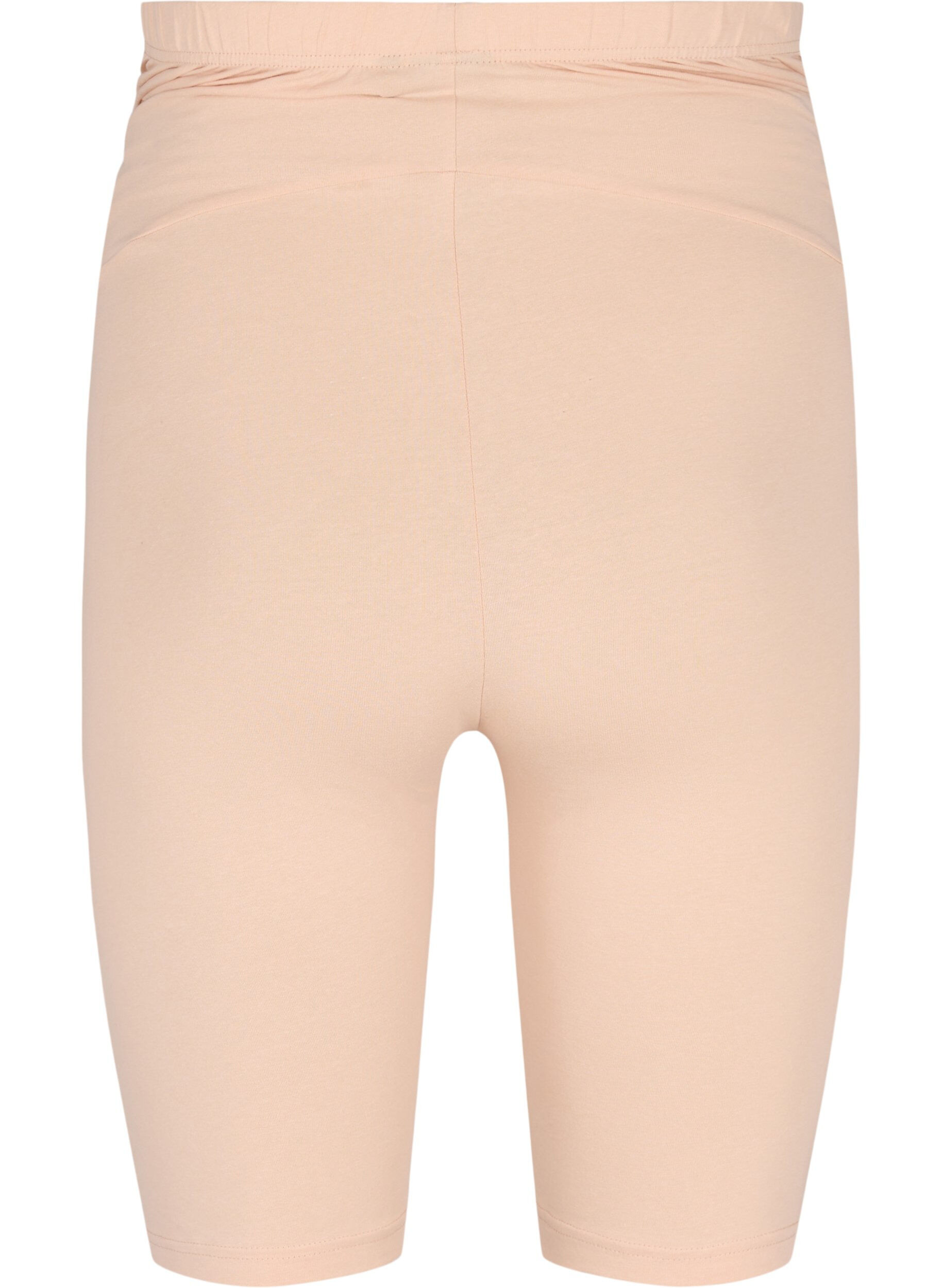 Zizzi Short de maternit&eacute; moulant en coton, Beige, Packshot image number 1