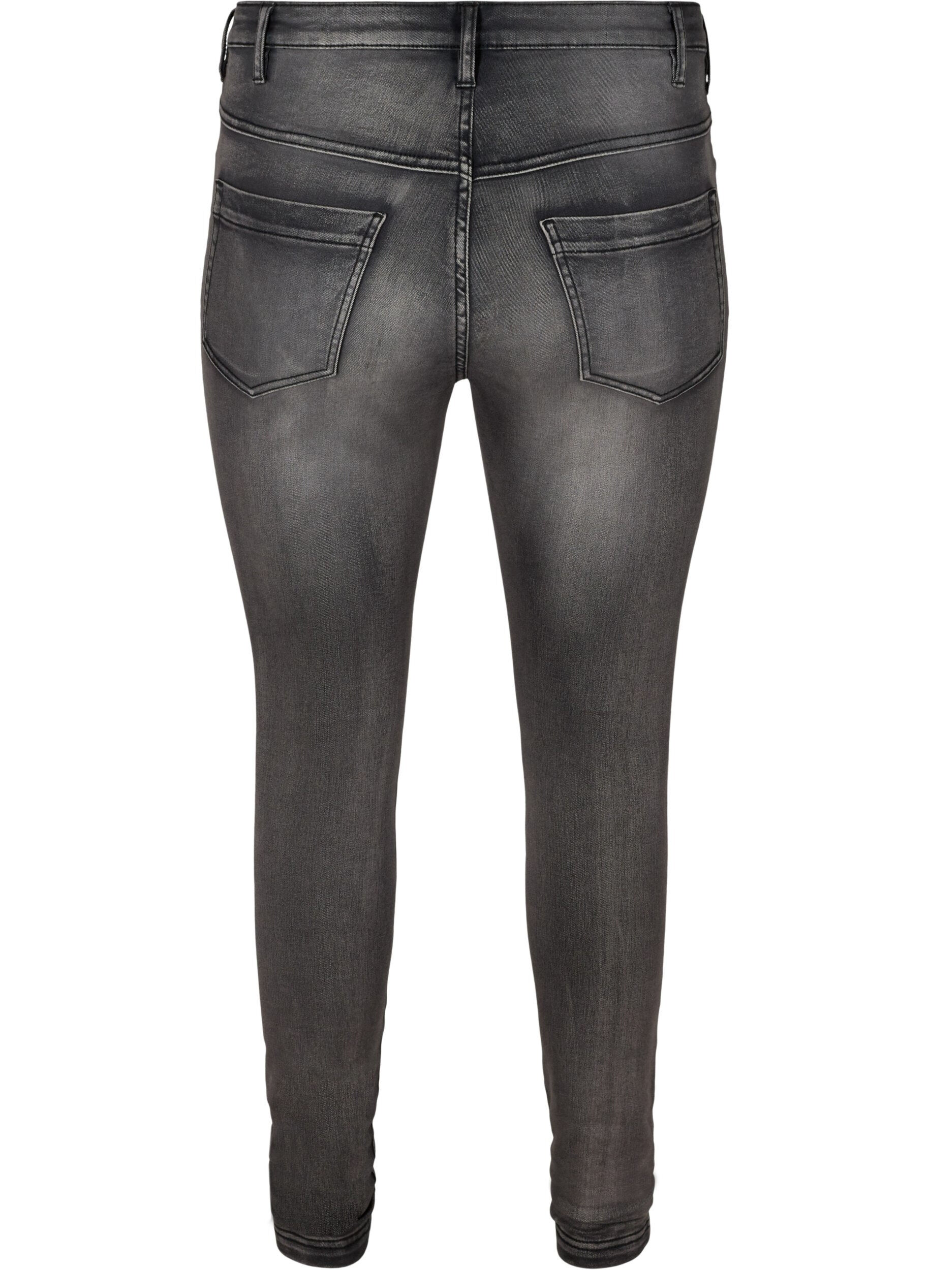 ZizziJean Amy super slim &agrave; taille haute, Dark Grey Denim, Packshot image number 1