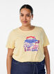 T-shirt imprim&eacute;, Jaune, Model image number 0