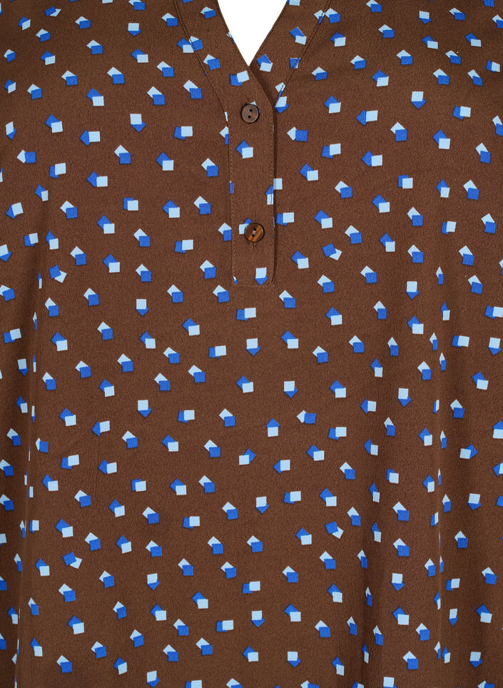 FLASH - Chemisier à manches longues avec imprimé, Chicory Coffee AOP, Packshot image number 2