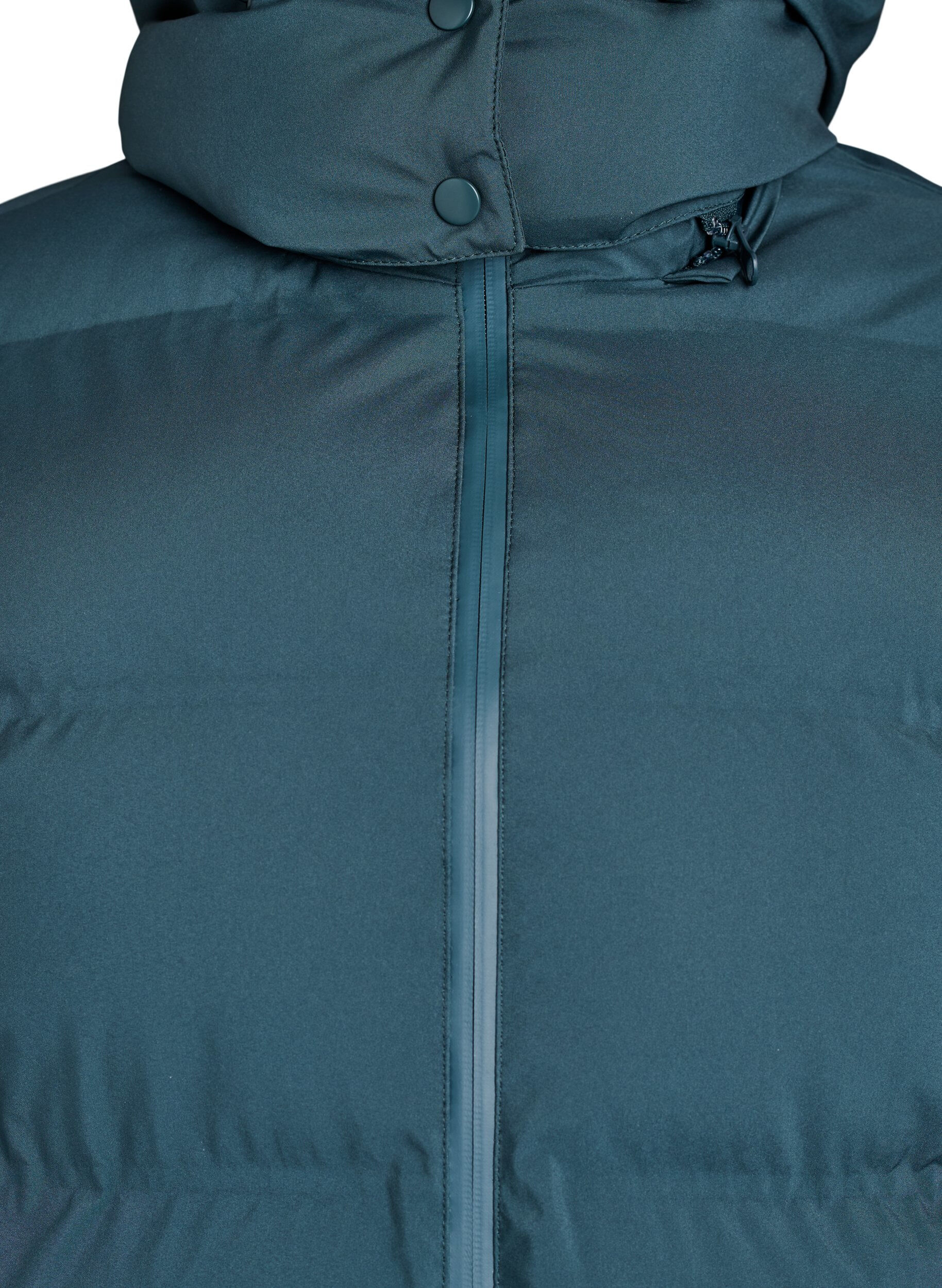 ZizziDoudoune courte avec capuche amovible, Vert, Packshot image number 2