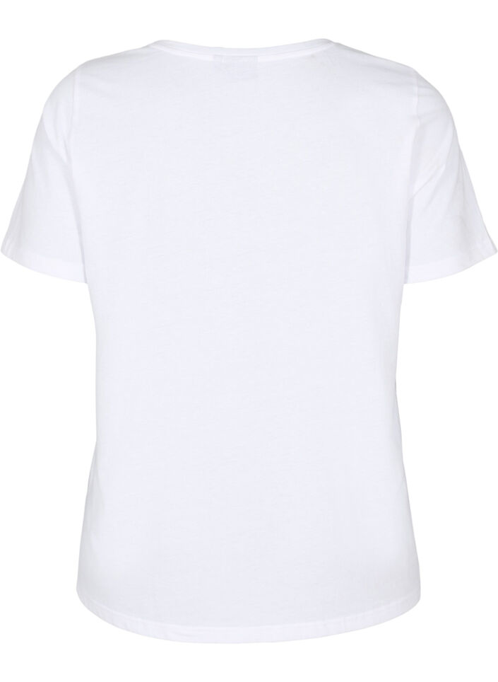 FLASH – T-shirt avec motif, Blanc, Packshot image number 1