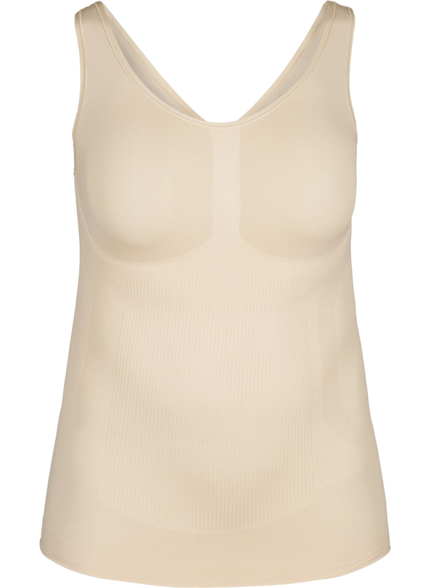 ZizziShapewear Top mit breiten Tr&auml;gern, Beige, Packshot image number 0