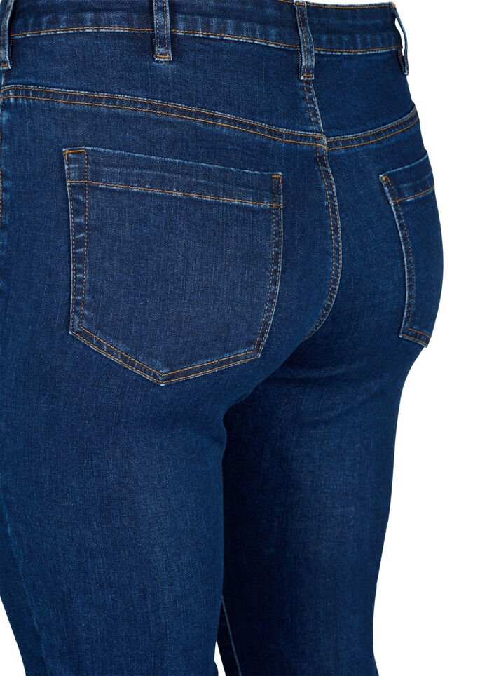 Jean Amy taille haute et coupe super slim, Bleu, Packshot image number 3