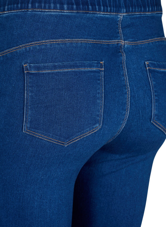 Jeggings mit hoher Taille, Blau, Packshot image number 3