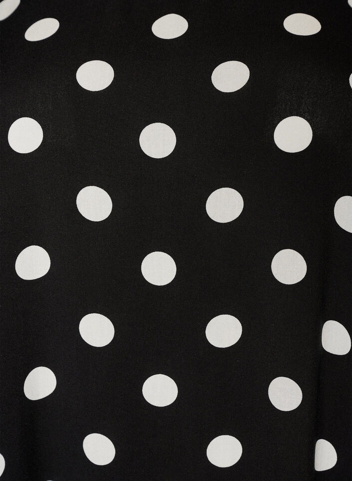 Kleid aus Viskose mit Schnittlinie, Schwarz, Packshot image number 2