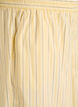 Gestreifte hoch taillierte Shorts mit lockerer Passform, Gelb, Packshot image number 2