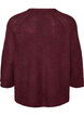 Pull c&ocirc;tel&eacute; &agrave; manches 3/4, Bordeaux, Packshot image number 1