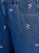 Short en jean brod&eacute;, Bleu intense, Packshot image number 2
