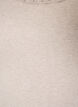 Geripptes Top mit Spitzen, Beige, Packshot image number 2