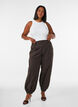 Ripptop aus Baumwolle mit hohem Kragen, Wei&szlig;, Model image number 1