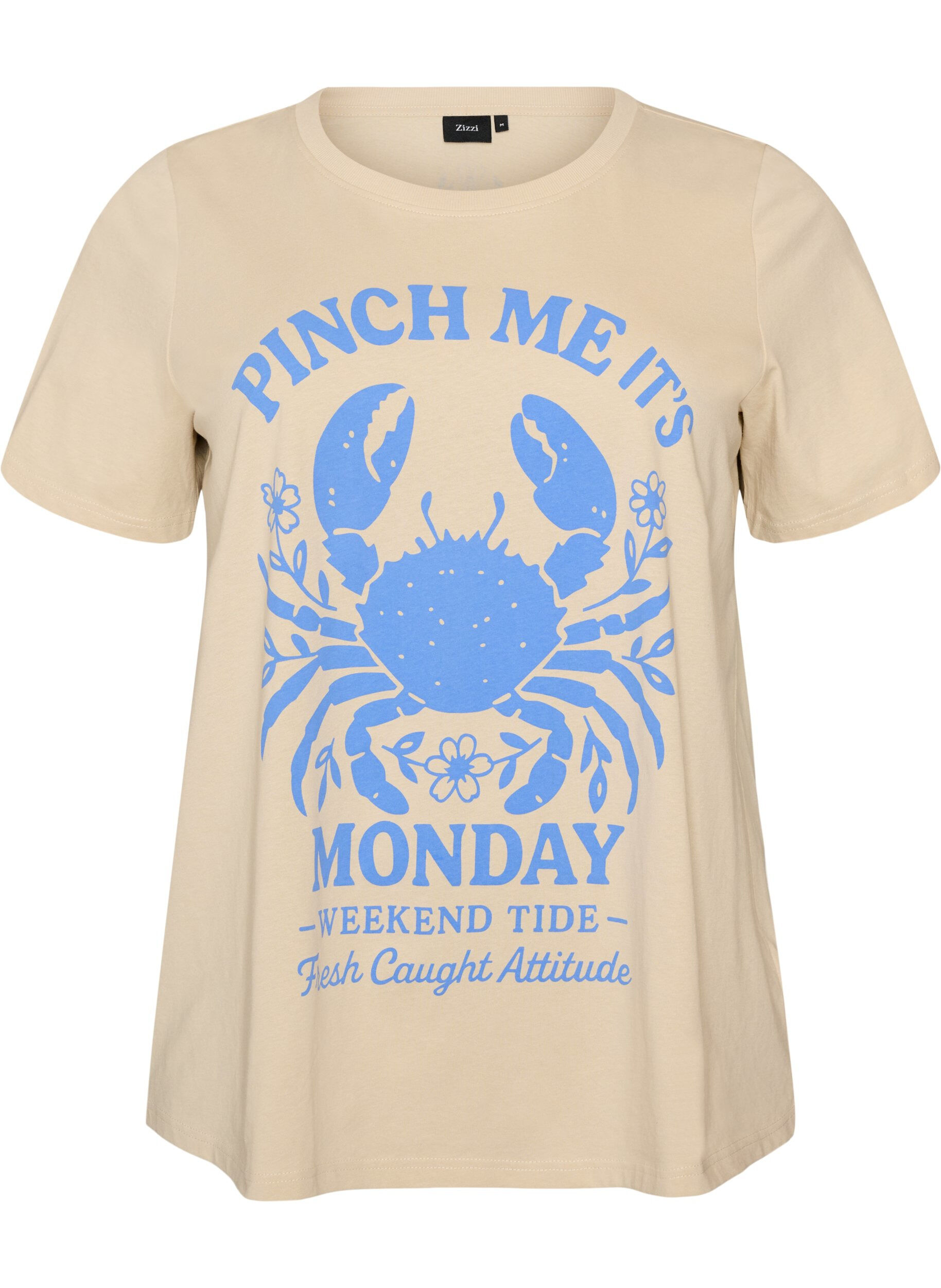 T-shirt en coton avec imprim&eacute;