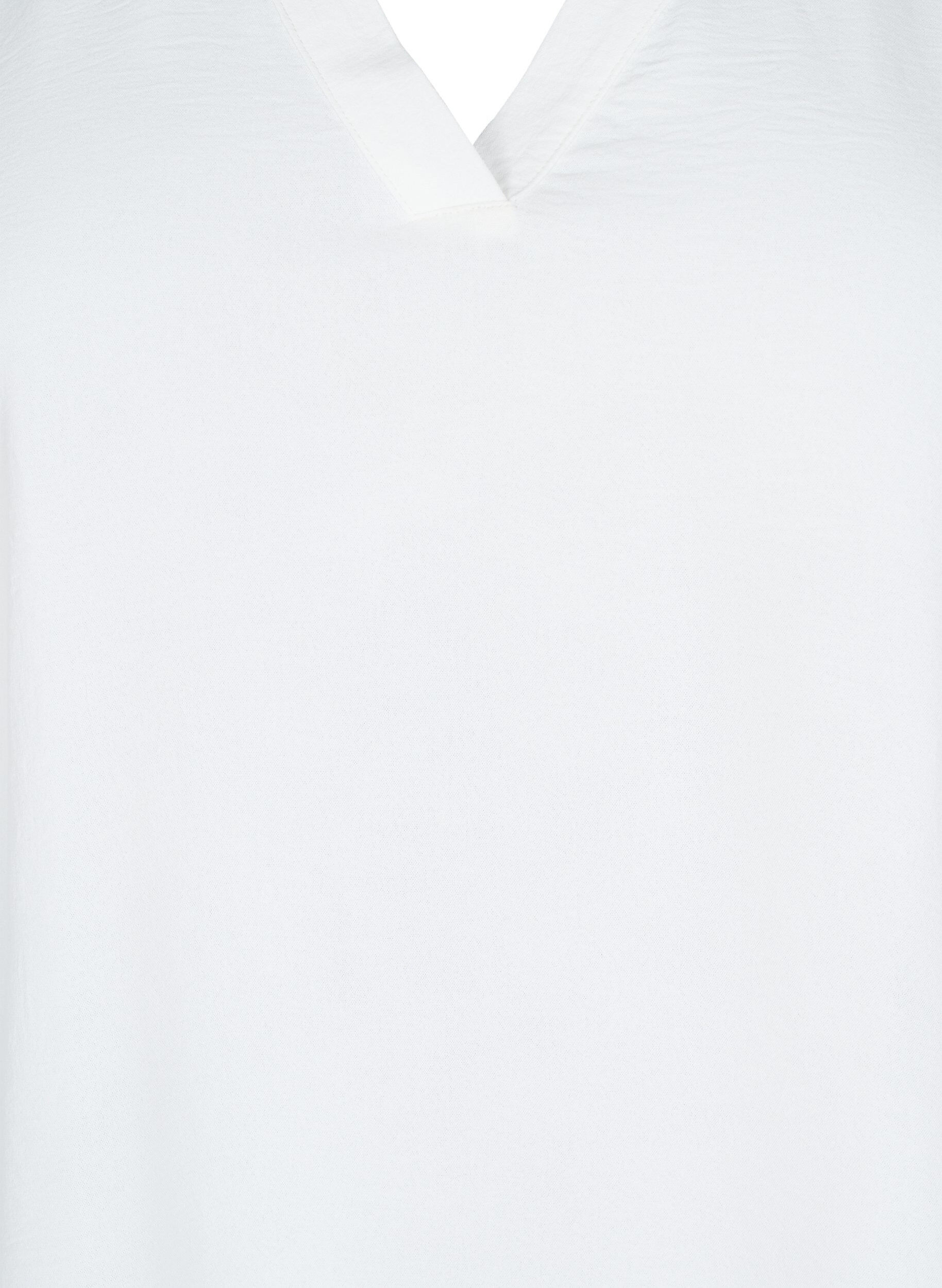 ZizziBluse mit 3/4-&Auml;rmeln, Vanille, Packshot image number 2