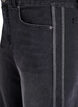 Jeans in weiter Passform mit vertikalen Denimdetails, Grau, Packshot image number 2
