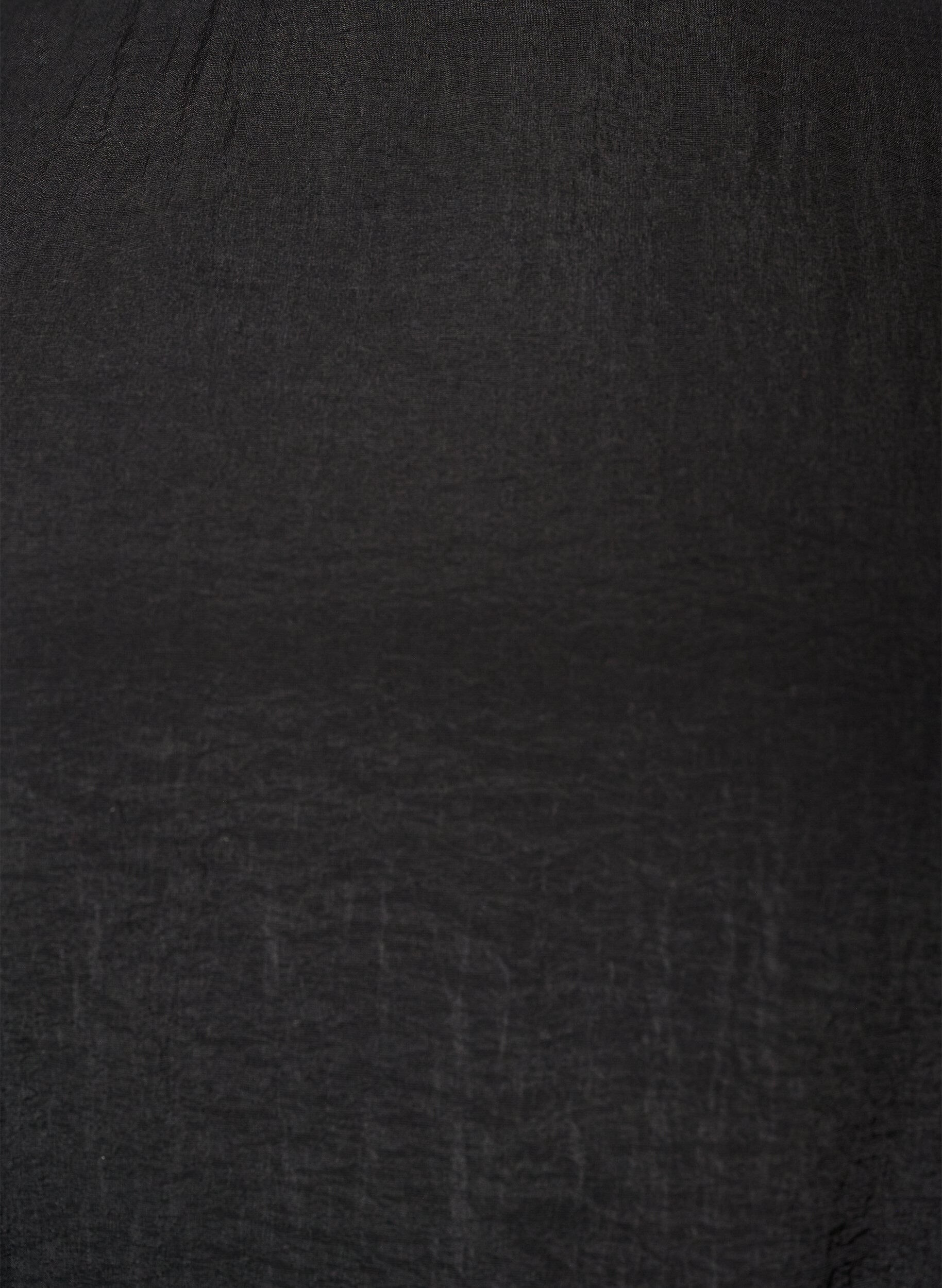 ZizziRobe longue avec manches papillon et taille &agrave; nouer, Noir, Packshot image number 2