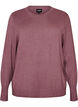 Blouse en maille avec un col rond, Rose, Packshot image number 0