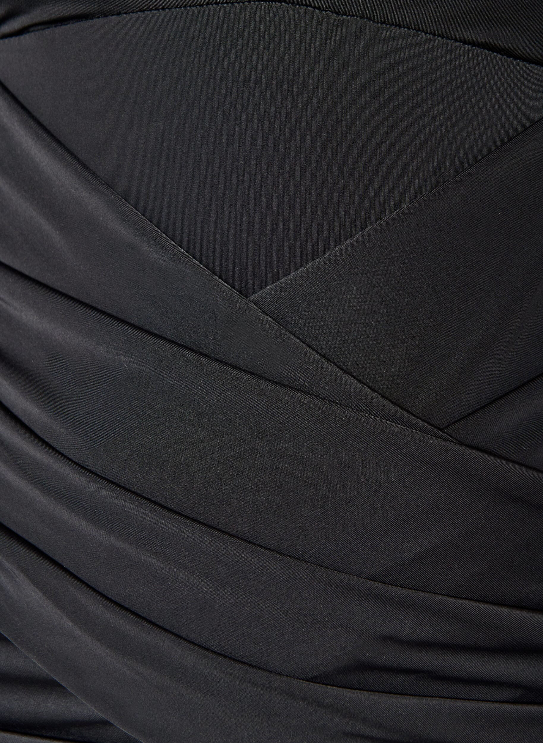 ZizziBadeanzug mit gekreuztem Raffungselement, Schwarz, Packshot image number 2