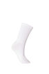 Chaussettes en coton avec motif, Blanc, Packshot image number 1