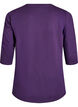 Trainingsshirt mit 3/4-&Auml;rmeln, Lila, Packshot image number 1