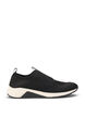 Weit geschnittener Slip-On-Sneaker, Schwarz, Packshot image number 0
