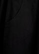 Kurzarm Kleid aus Baumwolle, Schwarz, Packshot image number 3