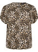 Bluse mit kurzem Arm und Leopardenmuster, Leopard AOP, Packshot image number 0