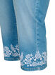 Culotte Amy taille haute avec broderie, Light blue denim, Packshot image number 3