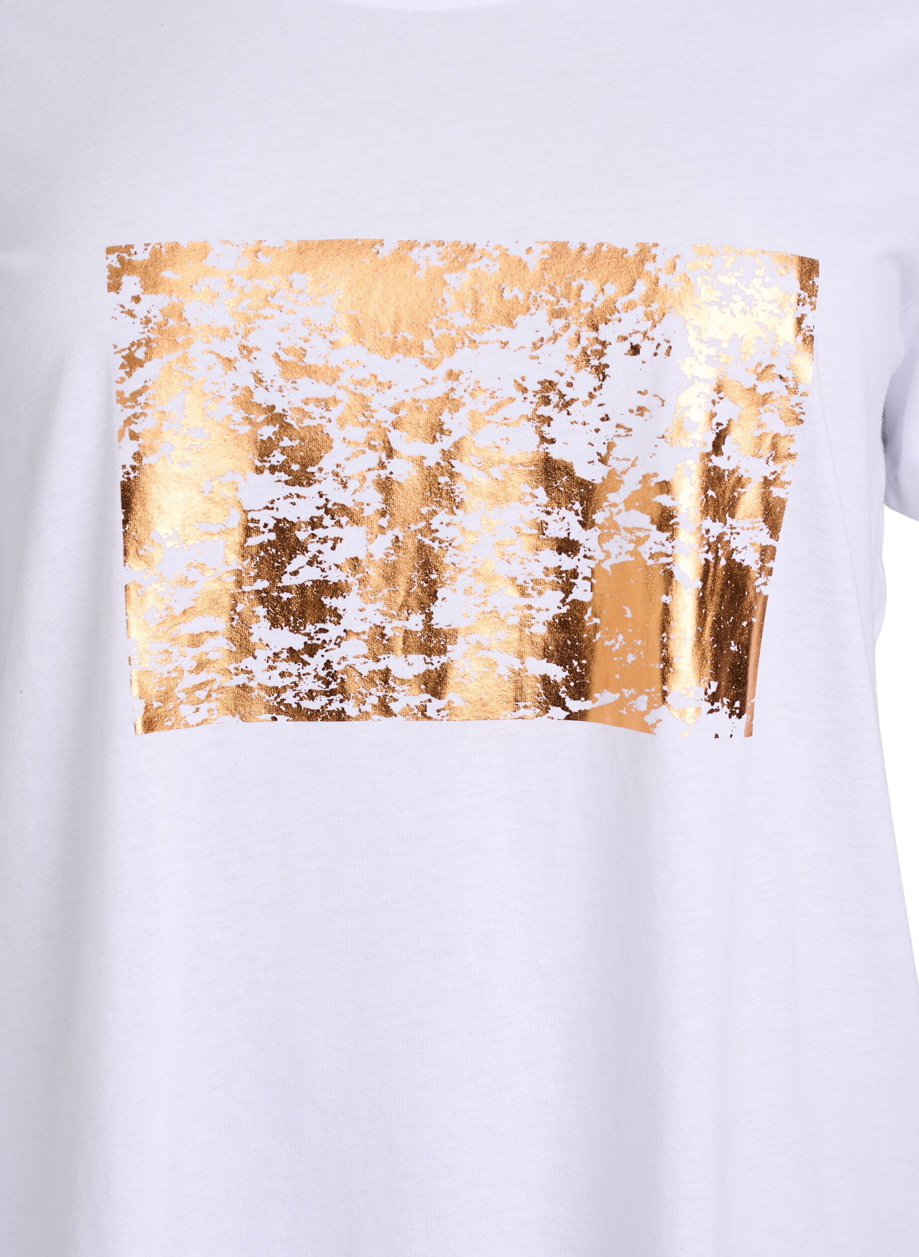 ZizziT-Shirt mit Print, Wei&szlig;, Packshot image number 2