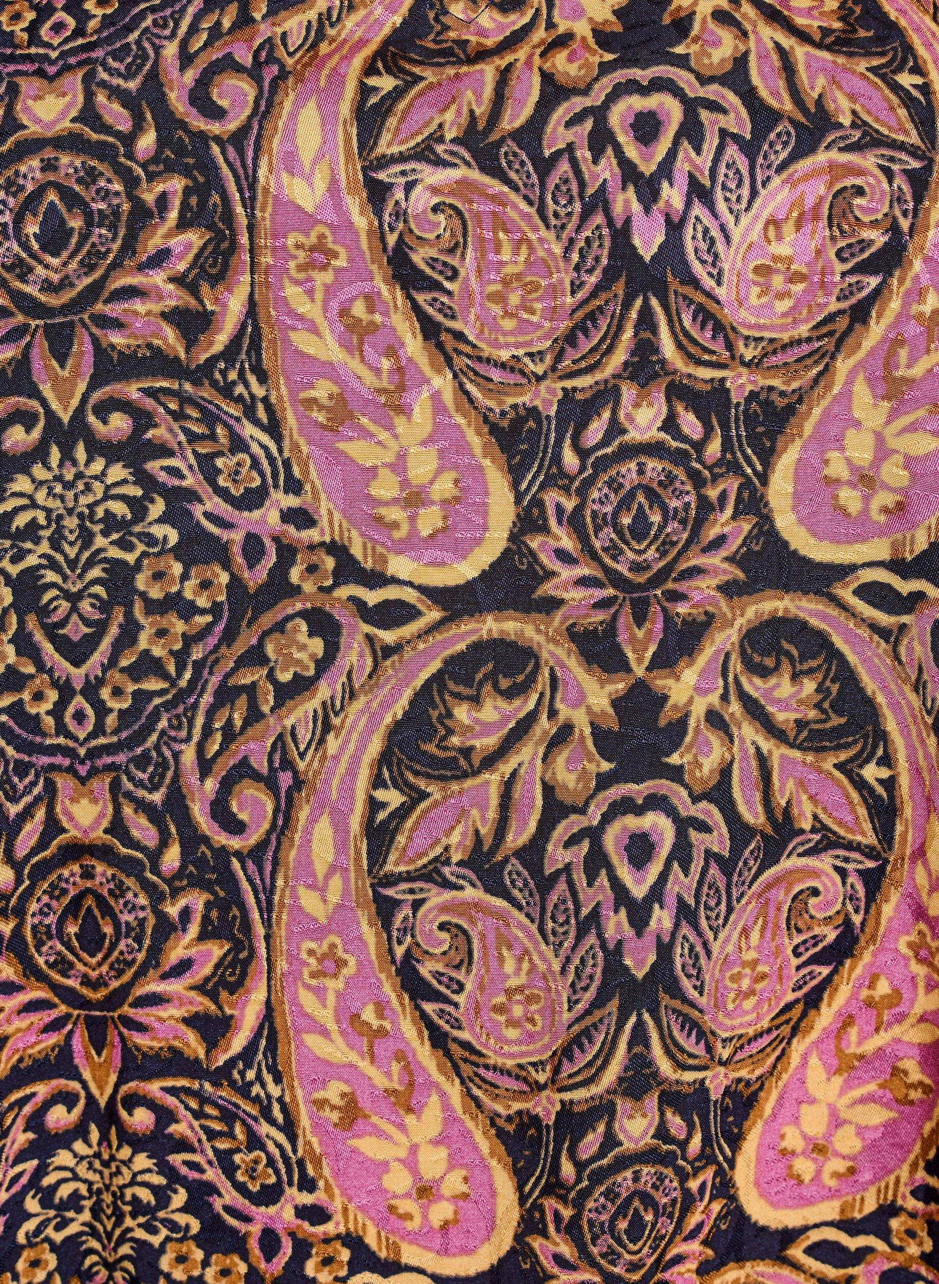 Zizzi Robe courte coupe &eacute;vas&eacute;e avec imprim&eacute; paisley, Bleu, Packshot image number 2