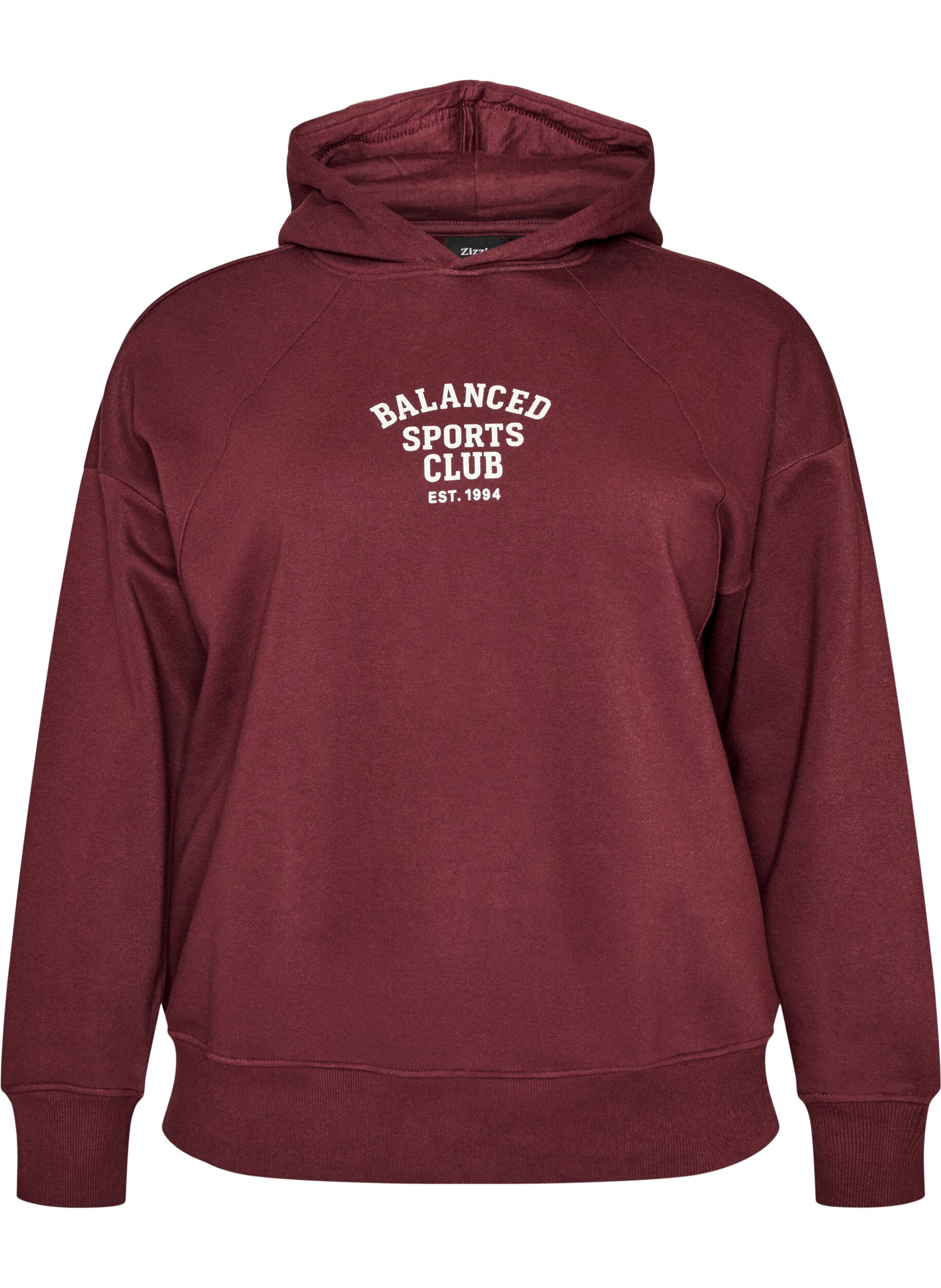 Sweat &agrave; capuche avec imprim&eacute; poitrine